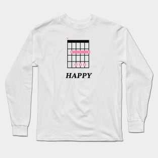 B Healthy B Guitar Chord Tab Light Theme Long Sleeve T-Shirt